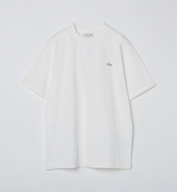 SHIPS「LACOSTE: TH5582-99 アウトラインクロック クルーネック Tシャツ」|Tシャツ・カットソー|