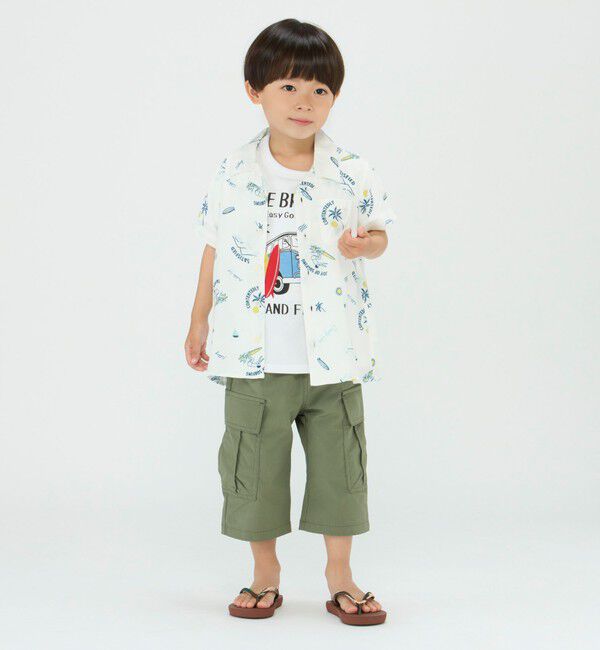 SHIPS Colors 「SHIPS Colors:〈洗濯機可能〉レーヨン プリント シャツ(80～130cm)」|シャツ・ブラウス|