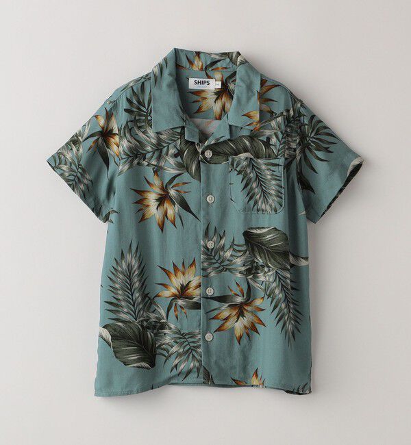 SHIPS Colors 「SHIPS Colors:〈洗濯機可能〉レーヨン プリント シャツ(80～130cm)」|シャツ・ブラウス|