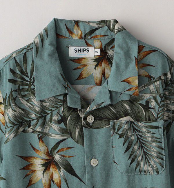 SHIPS Colors 「SHIPS Colors:〈洗濯機可能〉レーヨン プリント シャツ(80～130cm)」|シャツ・ブラウス|