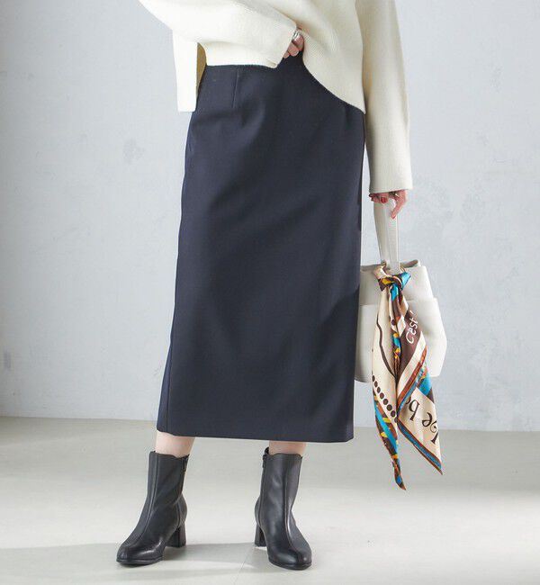 SHIPS for women「ストレッチ ツイル タイト スカート(セットアップ対応)」|スカート|