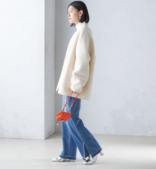 SHIPS for women「〈手洗い可能〉リバーシブル ボア &times; フリース ブルゾン」|ブルゾン・スタジャン|