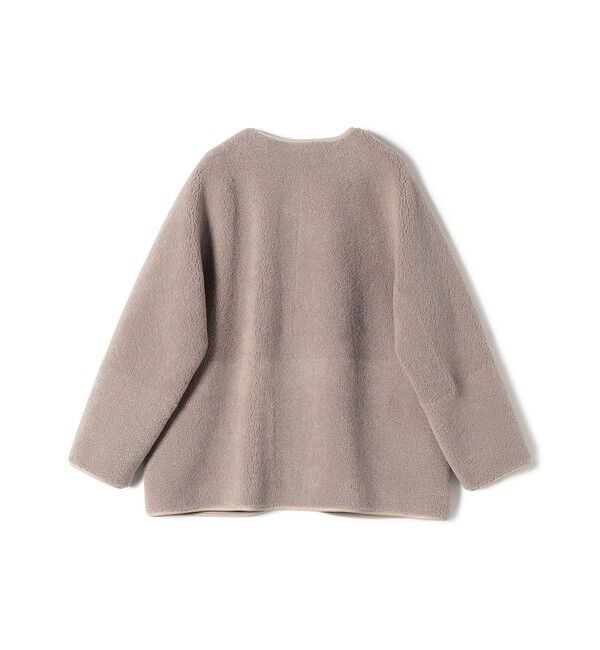 SHIPS for women「〈手洗い可能〉リバーシブル ボア &times; フリース ブルゾン」|ブルゾン・スタジャン|