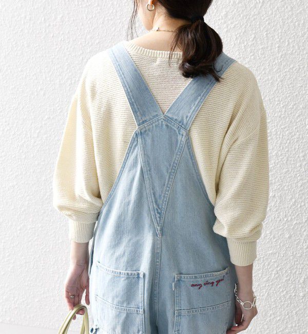 SHIPS any「SHIPS any: シルク コットン ボートネック ニット プルオーバー」|ニット・セーター|