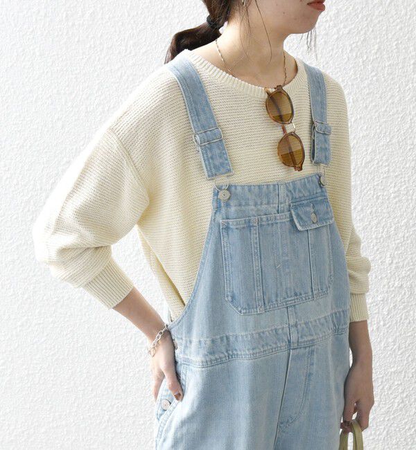 SHIPS any「SHIPS any: シルク コットン ボートネック ニット プルオーバー」|ニット・セーター|