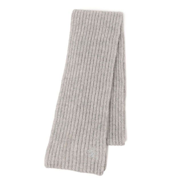 SHIPS for women「細幅 刺繍 ニット マフラー」|マフラー|