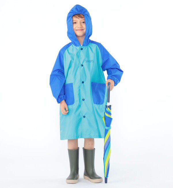 SHIPS KIDS「SHIPS KIDS:マルチカラー レインコート」|レインコート|