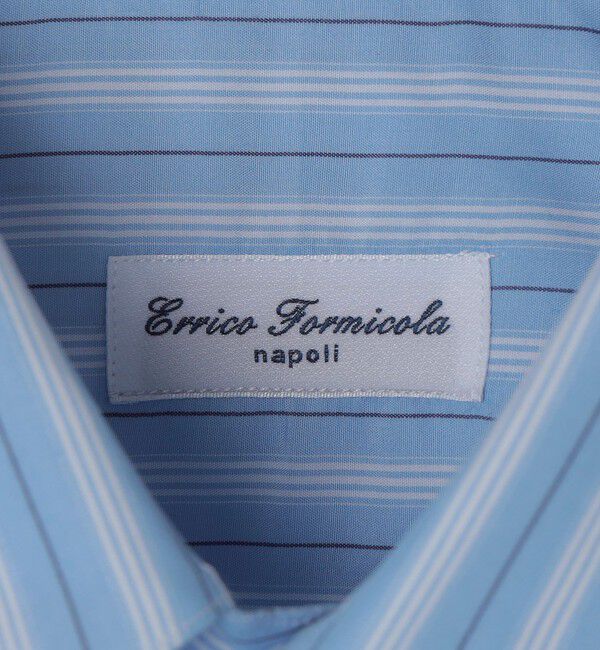 SHIPS「【SHIPS別注】Errico Formicola: DARIO オルタネイト ストライプ シャツ」|シャツ・ブラウス|