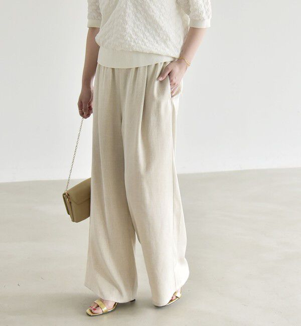 quaranciel「《予約》quaranciel:〈洗濯機可能〉ポケットドロスト シャツ＆イージー ワイドパンツ セットアップ」|ワンピース|