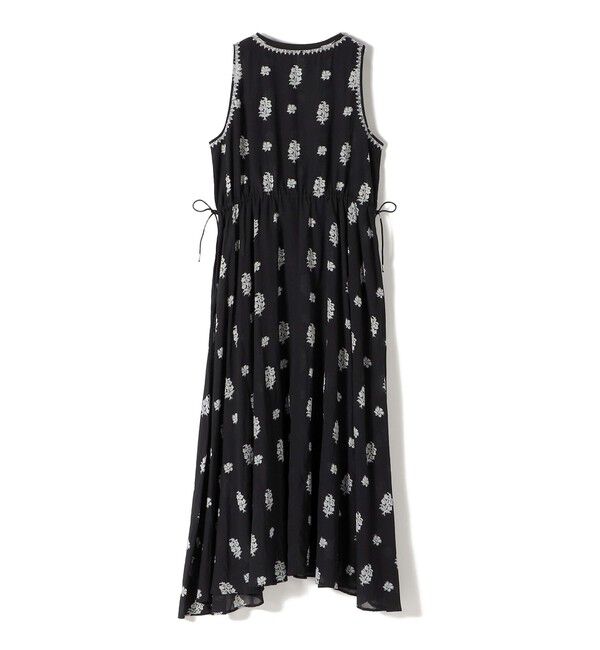 SHIPS for women「《予約》【SHIPS別注】Fanaka:〈手洗い可能〉フラワー プリント 刺繍 ワンピース」|ワンピース|