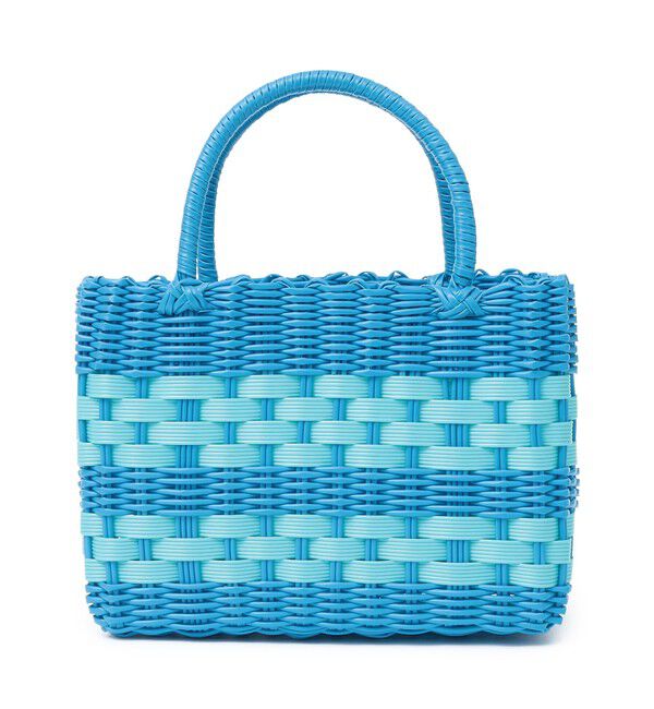 SHIPS Colors 「SHIPS Colors:チューブ トートバッグ」|かごバッグ|ブルー