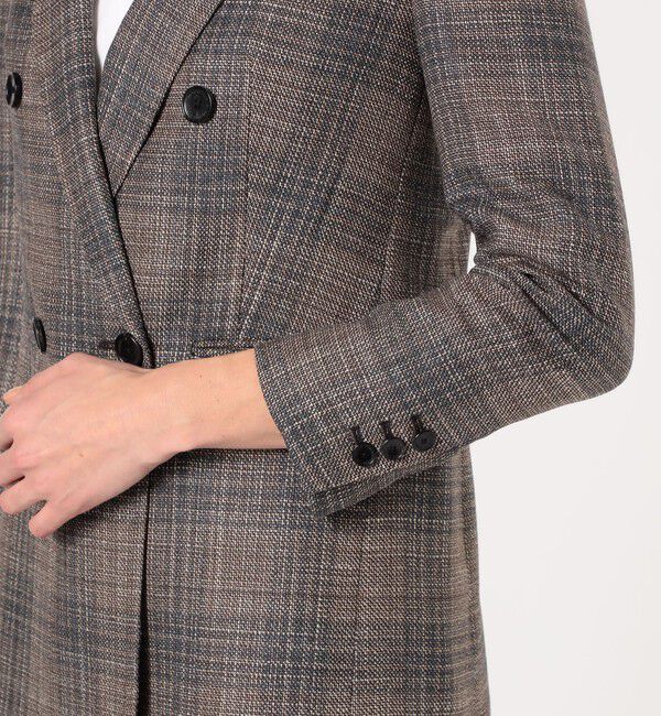 TOMORROWLAND collection「SILK AIR ERICA ダブルブレストジャケット」|テーラードジャケット|