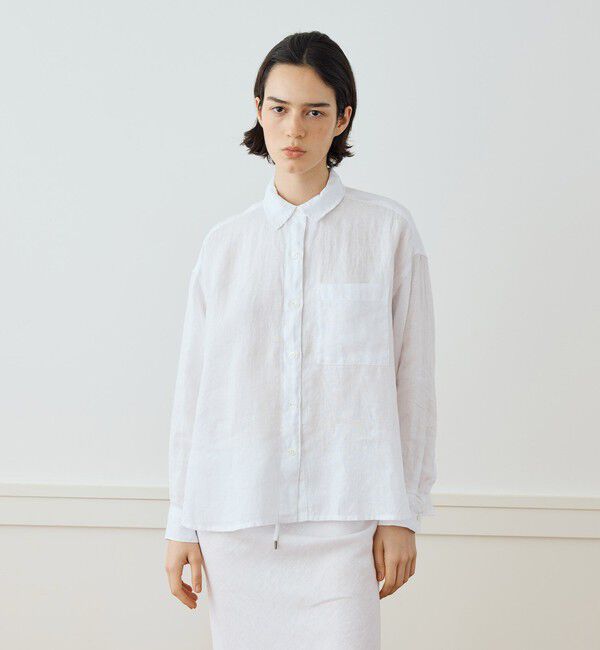JAMES PERSE「ライトウェイトリネン オーバーサイズドシャツ WKO3970」|シャツ・ブラウス|