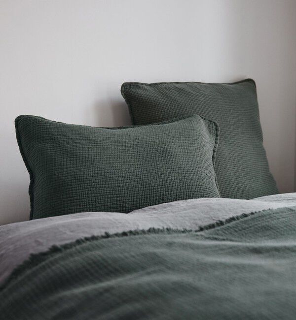 TOMORROWLAND HOME「コットンガーゼ ピロケース(65㎝ｘ65㎝)」|クッション・クッションカバー|