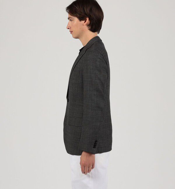 TOMORROWLAND MENS「コットンウール ホップサック シングルブレステッド2Bジャケット Di PRAY」|テーラードジャケット|