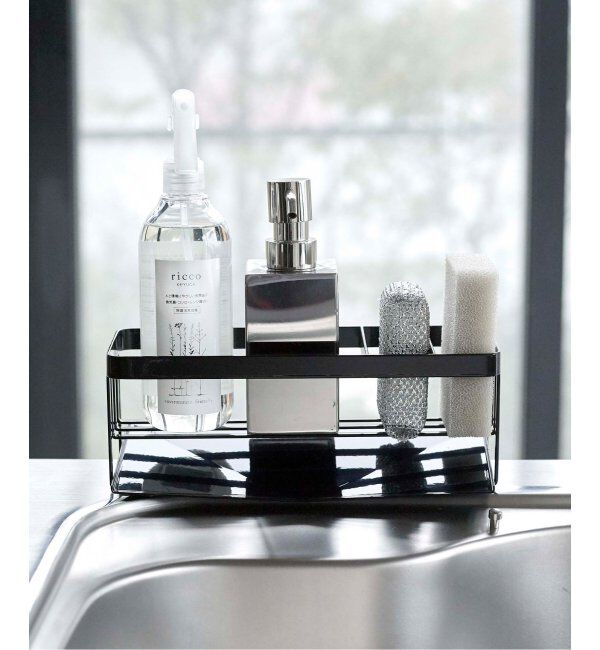 journal standard Furniture「《WEB限定》【tower/タワー】水が流れるスポンジ&ボトルホルダー」|食器・キッチングッズ|