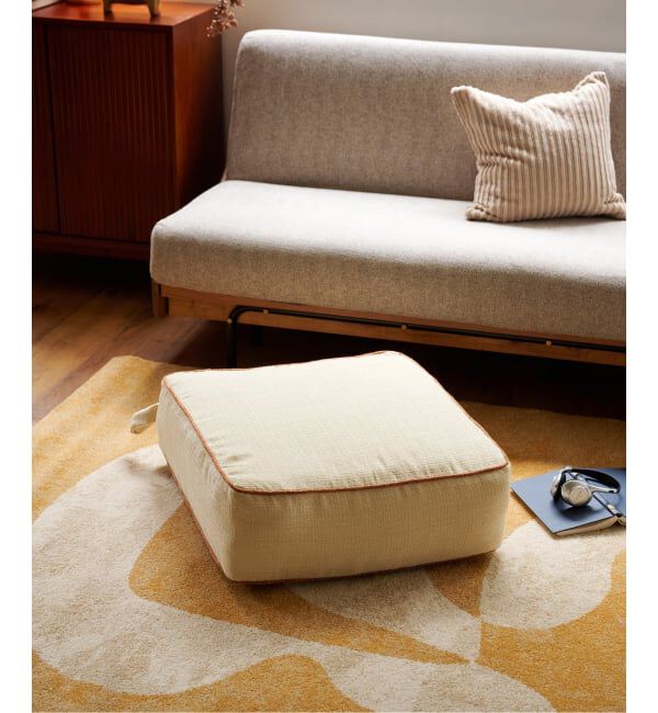 journal standard Furniture「《WEB限定》FLOOR CUSHION SQUARE LL　フロアクッション」|クッション・クッションカバー|ナチュラル