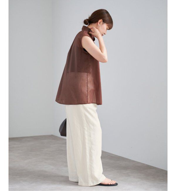 IENA「リネン混イージーパンツ」|その他|
