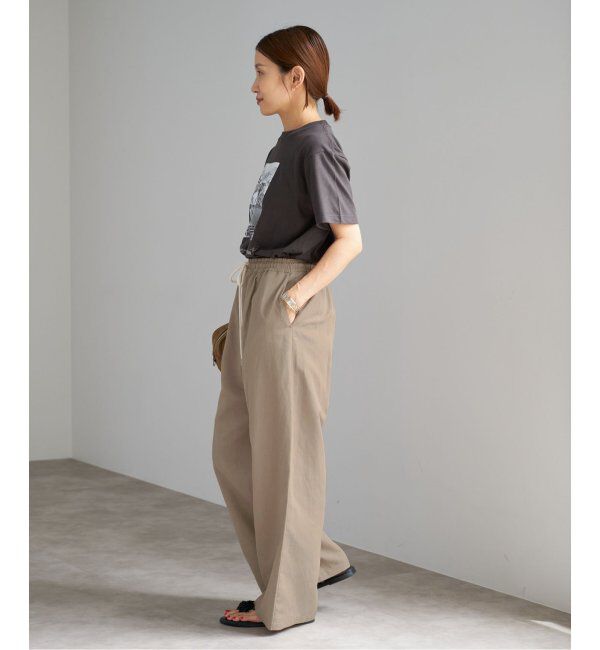 IENA「リネン混イージーパンツ」|その他|