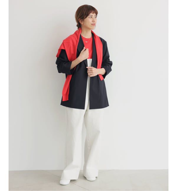 IENA「《セットアップ対応可》エアリーライトジャケット」|テーラードジャケット|