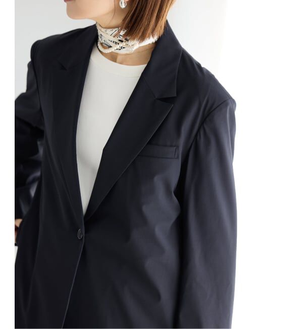 IENA「《セットアップ対応可》エアリーライトジャケット」|テーラードジャケット|