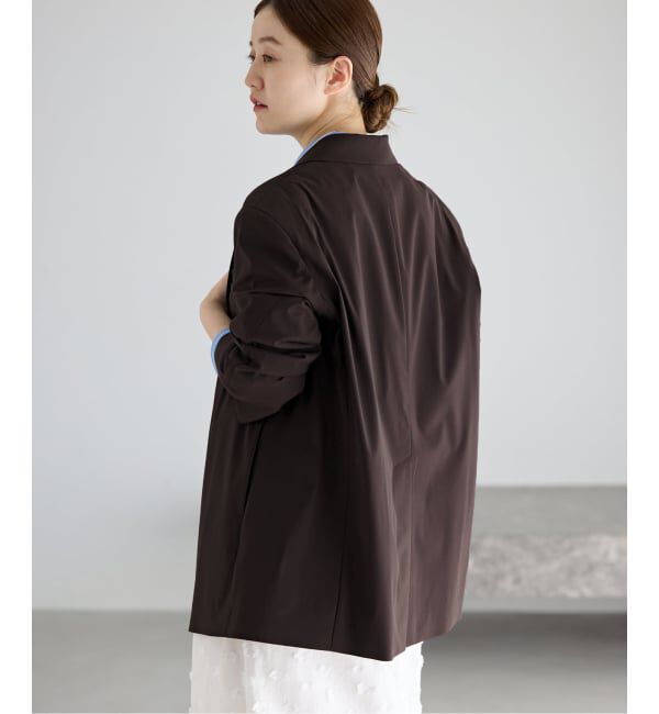 IENA「《セットアップ対応可》エアリーライトジャケット」|テーラードジャケット|