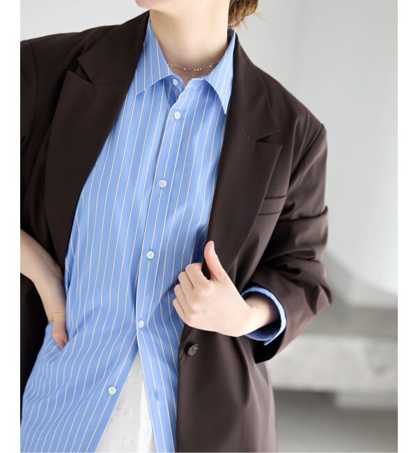 IENA「《セットアップ対応可》エアリーライトジャケット」|テーラードジャケット|