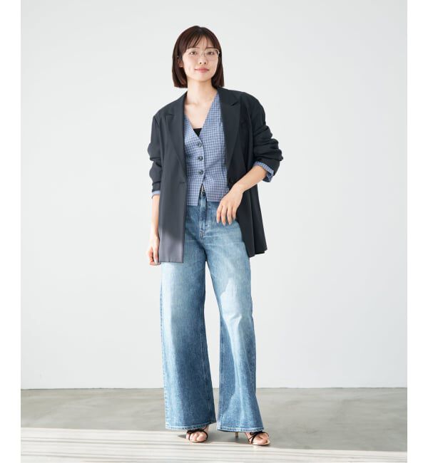 IENA「《セットアップ対応可》エアリーライトジャケット」|テーラードジャケット|