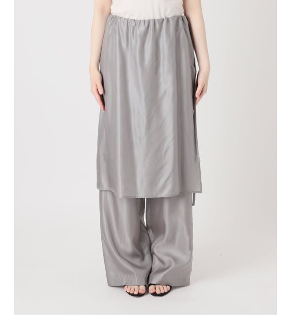 VERMEIL par iena「INSCRIRE アンスクリア Cupro Layered パンツ I26SS-PT186」|その他|