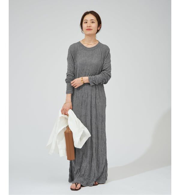 VERMEIL par iena「INSCRIRE アンスクリア Washer マキシドレス」|ワンピース|