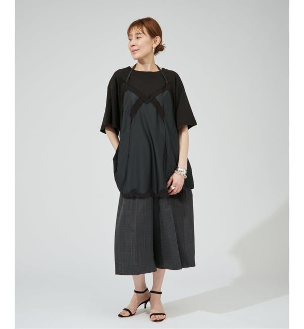 VERMEIL par iena「INSCRIRE アンスクリア Hybrid Lingerie Tシャツ I26SS-CUT17」|Tシャツ・カットソー|