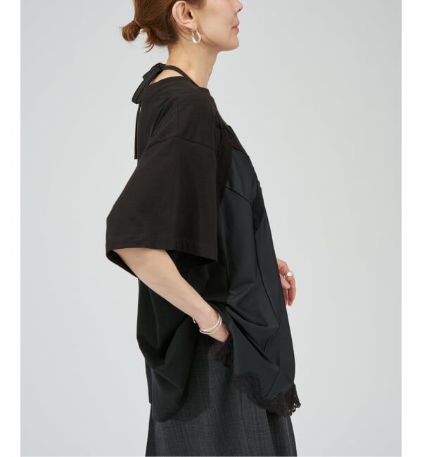 VERMEIL par iena「INSCRIRE アンスクリア Hybrid Lingerie Tシャツ I26SS-CUT17」|Tシャツ・カットソー|