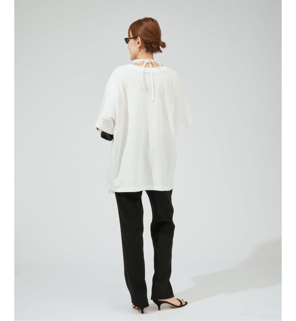 VERMEIL par iena「INSCRIRE アンスクリア Hybrid Lingerie Tシャツ I26SS-CUT17」|Tシャツ・カットソー|