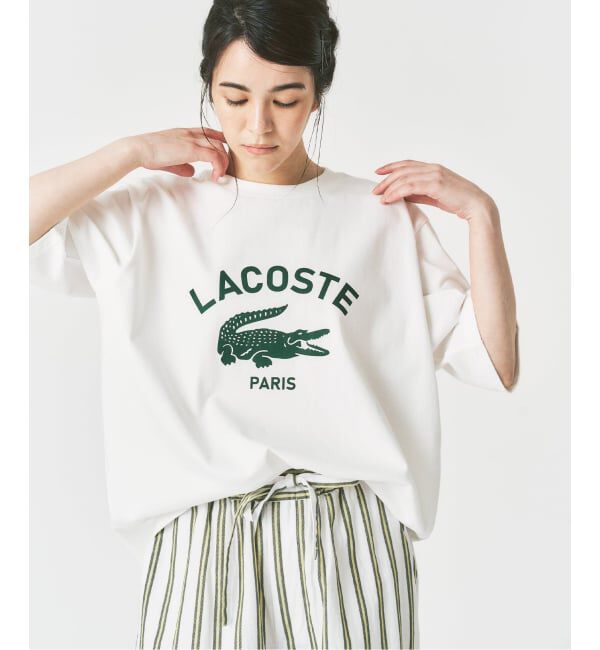 417 EDIFICE「【LACOSTE / ラコステ】 417別注 Print Tシャツ」|Tシャツ・カットソー|