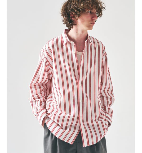 417 EDIFICE「NORMANDY LINEN / ノルマンディリネンシャツ」|シャツ・ブラウス|ピンク A