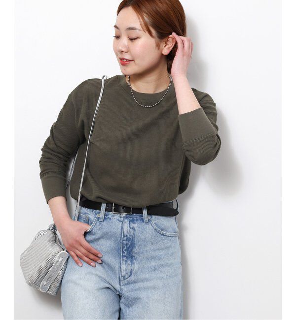 JOURNAL STANDARD relume「《追加7》TCワッフルロングスリーブTシャツ」|Tシャツ・カットソー|グレー