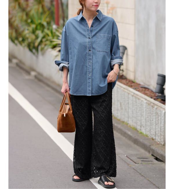 JOURNAL STANDARD relume「DENIMオーバーサイズシャツ」|シャツ・ブラウス|