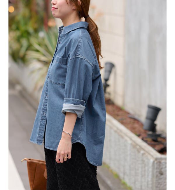 JOURNAL STANDARD relume「DENIMオーバーサイズシャツ」|シャツ・ブラウス|