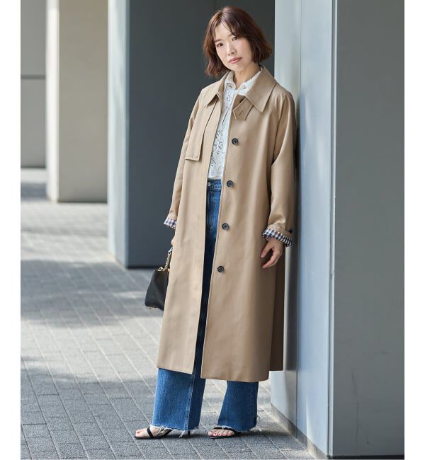 journal standard L'essage「【金子綾さん着用】【別注】Aquascutum&times;LESSAGE ステンカラーコート」|ステンカラーコート|