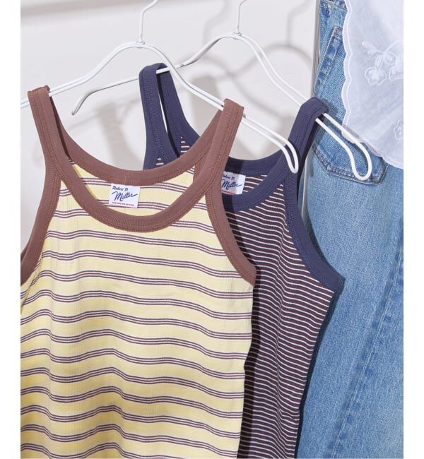 JOURNAL STANDARD「別注【MILLER/ミラー】 for JSリブタンクトップ ２枚セット」|タンクトップ|その他カラー C