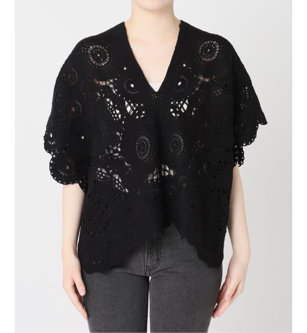 JOURNAL STANDARD relume「《WEB限定追加予約》【TORRAZZO DONNA/トラッゾドンナ】クロシェポンチョ」|ニット・セーター|