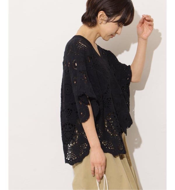 JOURNAL STANDARD relume「《WEB限定追加予約》【TORRAZZO DONNA/トラッゾドンナ】クロシェポンチョ」|ニット・セーター|