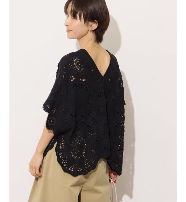 JOURNAL STANDARD relume「《WEB限定追加予約》【TORRAZZO DONNA/トラッゾドンナ】クロシェポンチョ」|ニット・セーター|