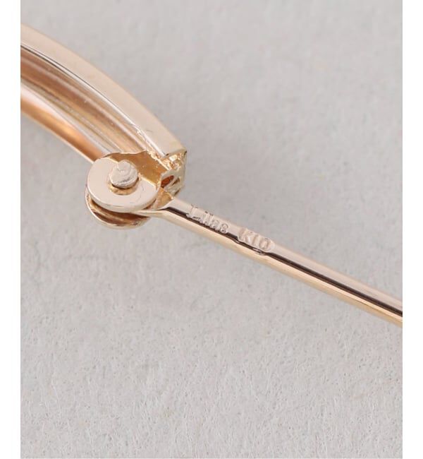 Lilas by Spick&Span「30mm2ラインフープピアス K10（両耳）」|ピアス|