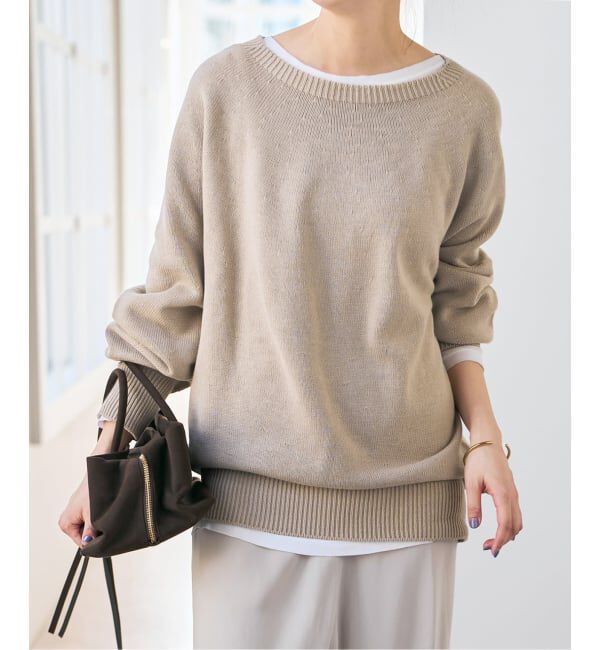 Spick and Span「《26SS 新作/追加 》 ニュアンスコクーンバルキーニット」|ニット・セーター|