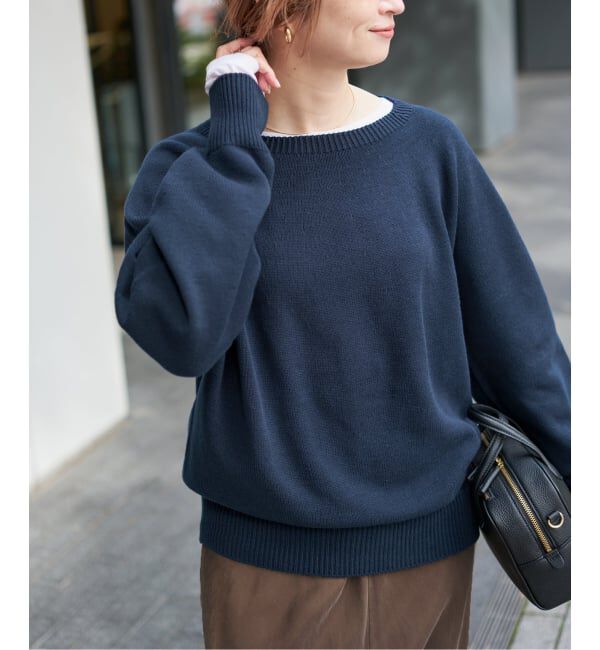 Spick and Span「《26SS 新作/追加 》 ニュアンスコクーンバルキーニット」|ニット・セーター|