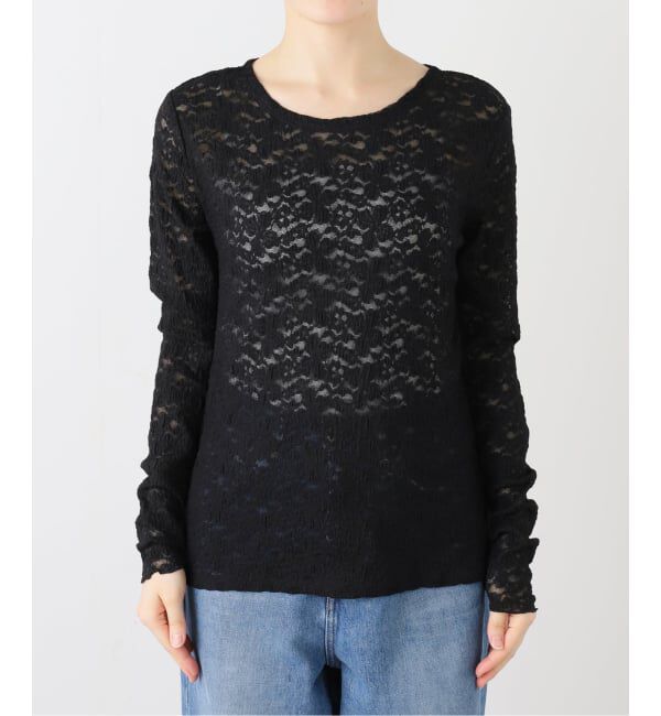 Spick and Span「《WEB限定 / 追加》シュリンクレースプルオーバー」|Tシャツ・カットソー|