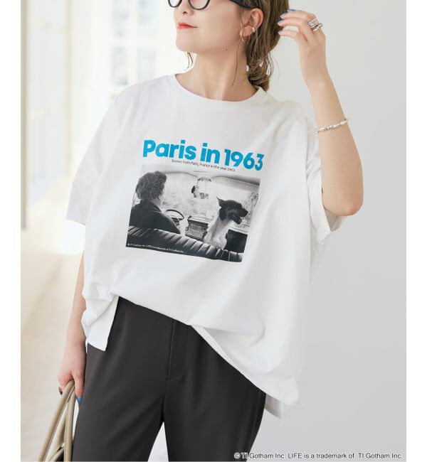 Spick and Span「GOOD ROCK SPEED / グッドロックスピード LPC 別注フォトドルマンTシャツ 2」|Tシャツ・カットソー|