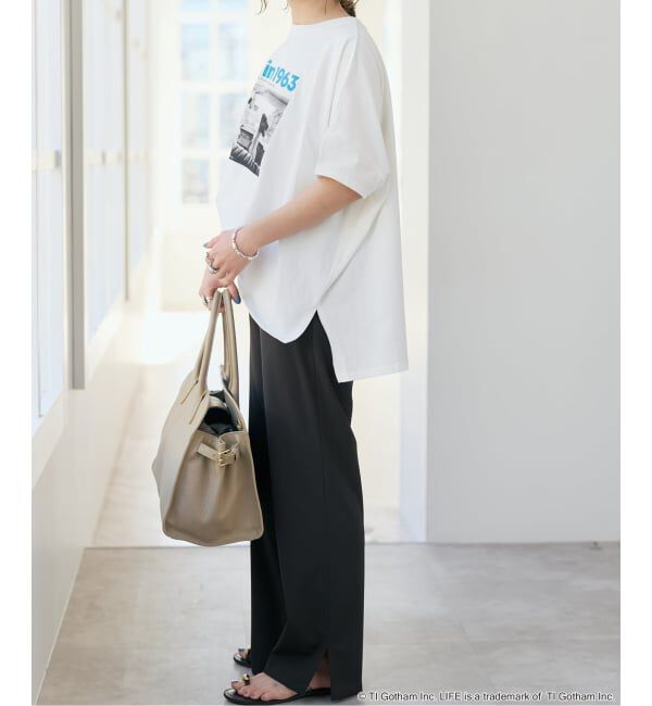 Spick and Span「GOOD ROCK SPEED / グッドロックスピード LPC 別注フォトドルマンTシャツ 2」|Tシャツ・カットソー|