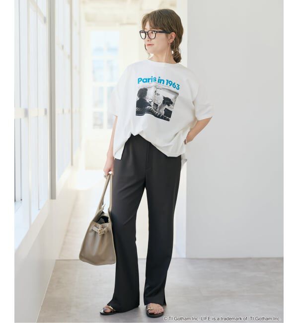 Spick and Span「GOOD ROCK SPEED / グッドロックスピード LPC 別注フォトドルマンTシャツ 2」|Tシャツ・カットソー|